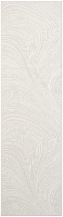 Central Park West Ivory CEP02 Polyester Contemporary Area Rug - 8 Ft x 10 Ft