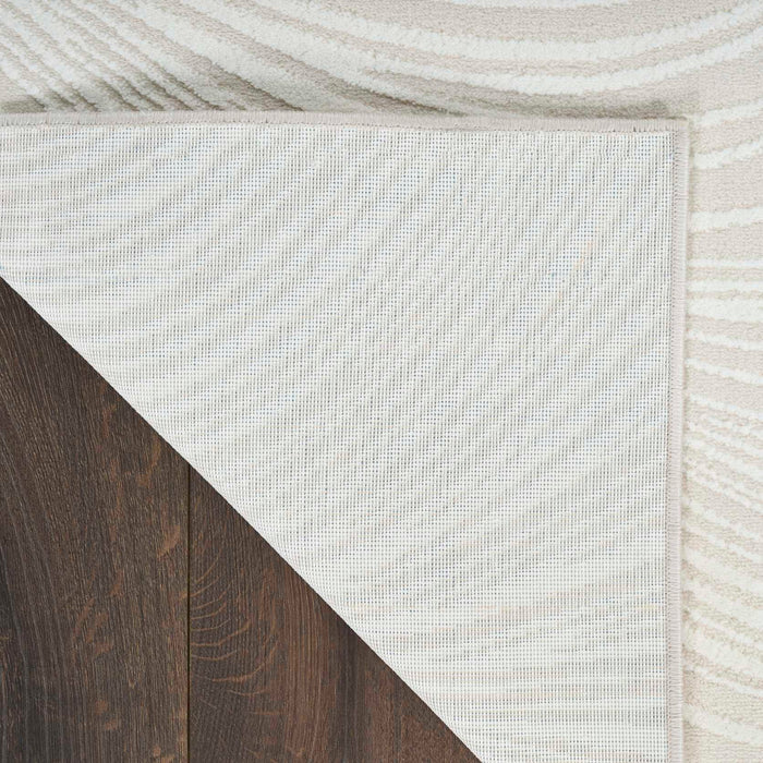 Central Park West Ivory CEP02 Polyester Contemporary Area Rug - 8 Ft x 10 Ft
