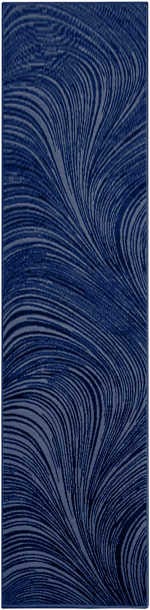 Central Park West Navy CEP02 Polyester Contemporary Area Rug - 9 Ft x 12 Ft