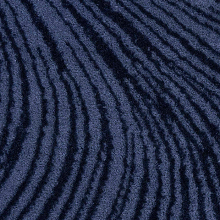 Central Park West Navy CEP02 Polyester Contemporary Area Rug - 8 Ft x 10 Ft