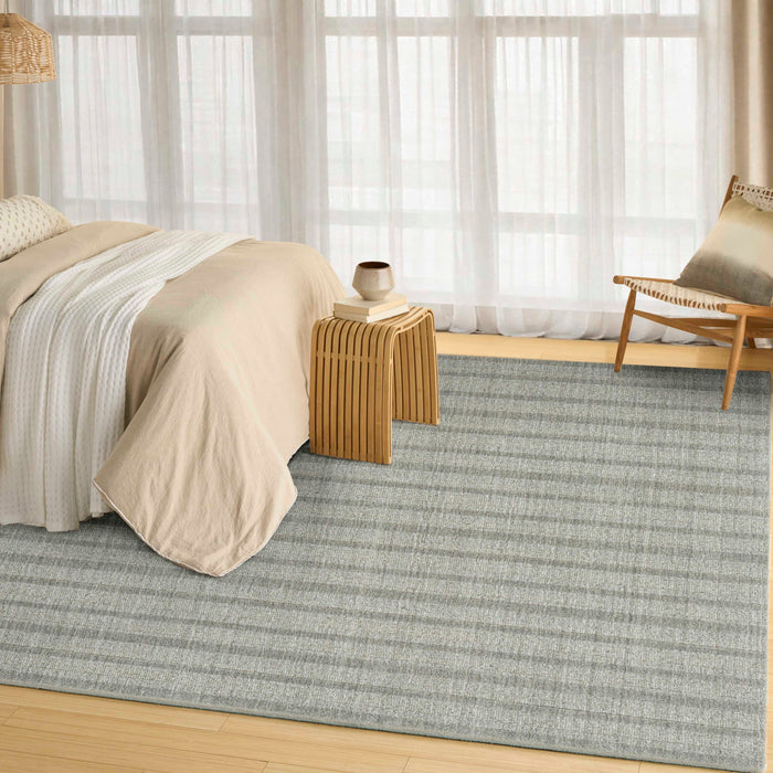 Pure Multi Weave Sage MTW01 Polyester Contemporary Area Rug - 10 Ft x 14 Ft