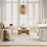 Pure Patterns Ivory Grey PRN01 Wool Contemporary Area Rug - 8 Ft x 10 Ft
