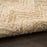 Pure Purl Beige Ivory PUU01 Wool Contemporary Area Rug - 8 Ft x 12 Ft