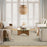 Pure Purl Denim Ivory PUU01 Wool Contemporary Area Rug - 8 Ft x 10 Ft