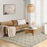 Pure Purl Denim Ivory PUU01 Wool Contemporary Area Rug - 10 Ft x 14 Ft