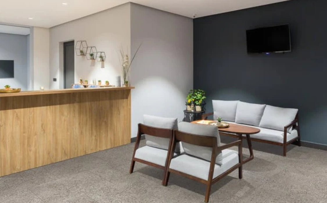 Deja New Terrazzo Vinyl Bay Sand Luxury Vinyl Tile Matte 2