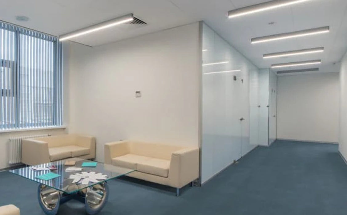 Deja New Belgium Weave Vinyl Blue Suede Luxury Vinyl Tile Matte 2