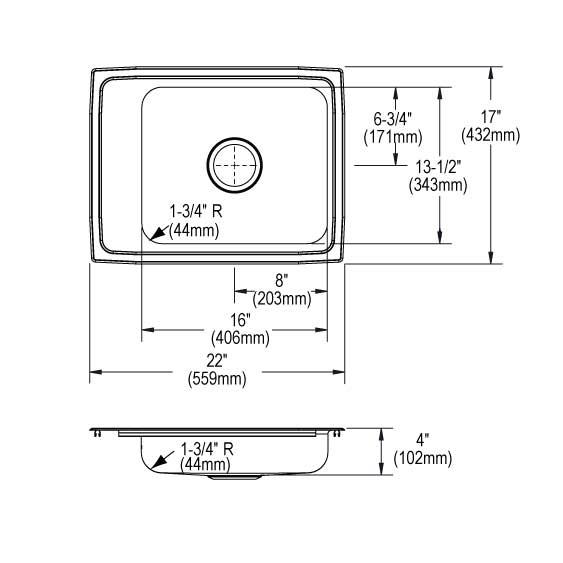 Lustertone Classic  Stainless Steel Kitchen Sink 5