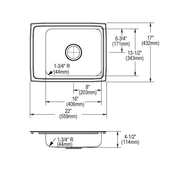 Lustertone Classic  Stainless Steel Kitchen Sink 6