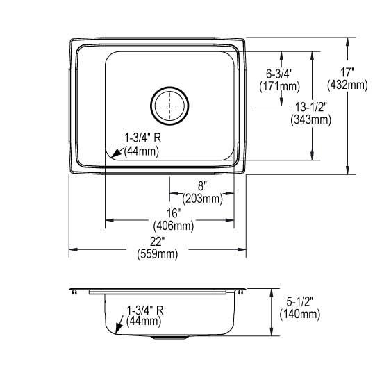 Lustertone Classic  Stainless Steel Kitchen Sink 6
