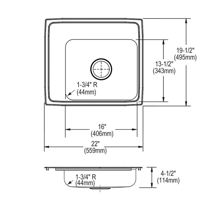 Lustertone Classic  Stainless Steel Kitchen Sink 5