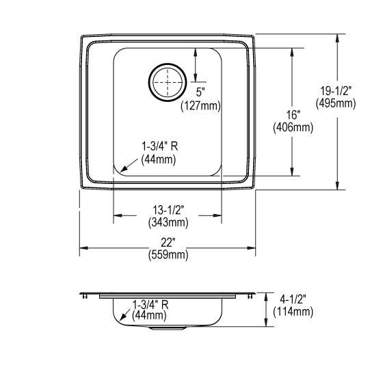 Lustertone Classic  Stainless Steel Kitchen Sink 6