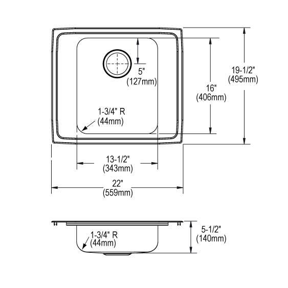 Lustertone Classic  Stainless Steel Kitchen Sink 5