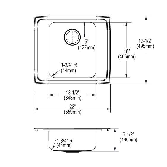 Lustertone Classic  Stainless Steel Kitchen Sink 5