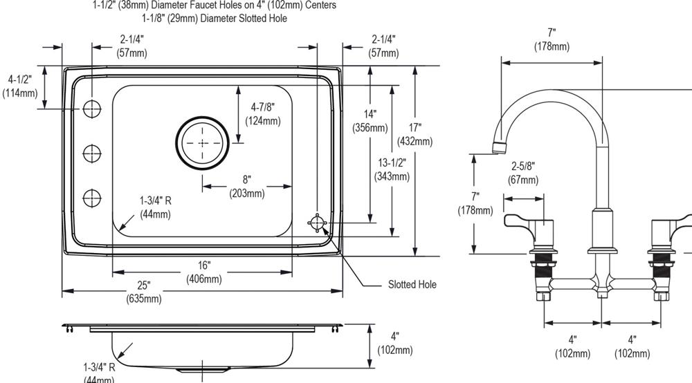 Lustertone Classic  Stainless Steel Kitchen Sink 7