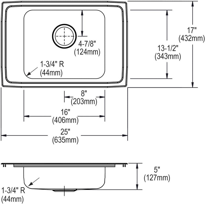 Lustertone Classic  Stainless Steel Kitchen Sink 5