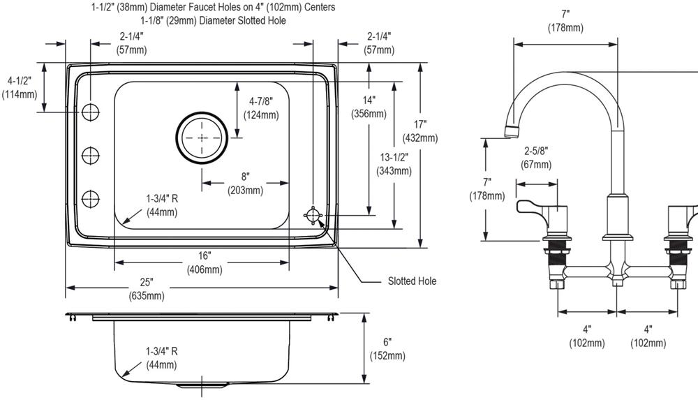 Lustertone Classic  Stainless Steel Kitchen Sink 7