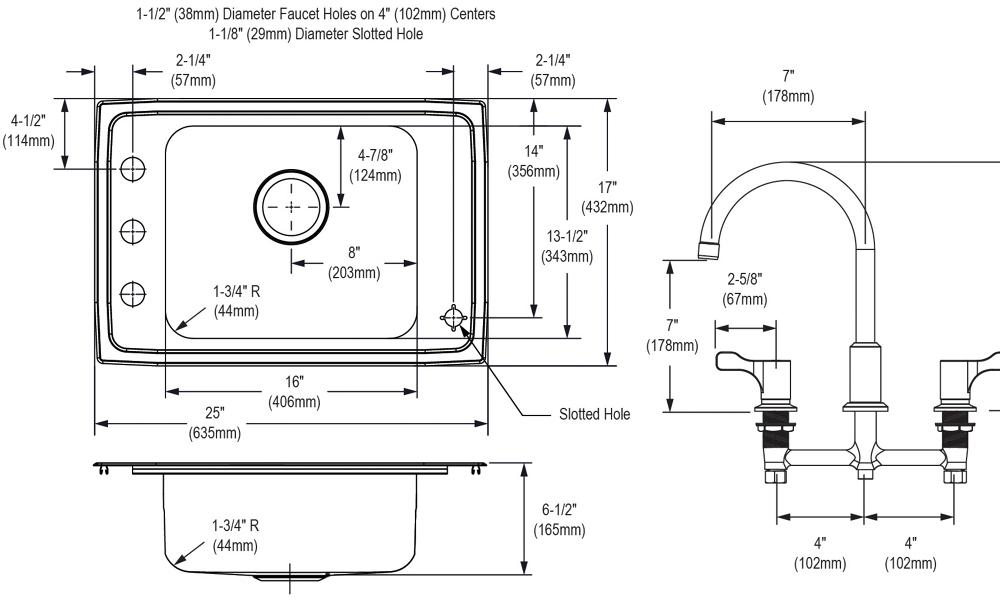 Lustertone Classic  Stainless Steel Kitchen Sink 3