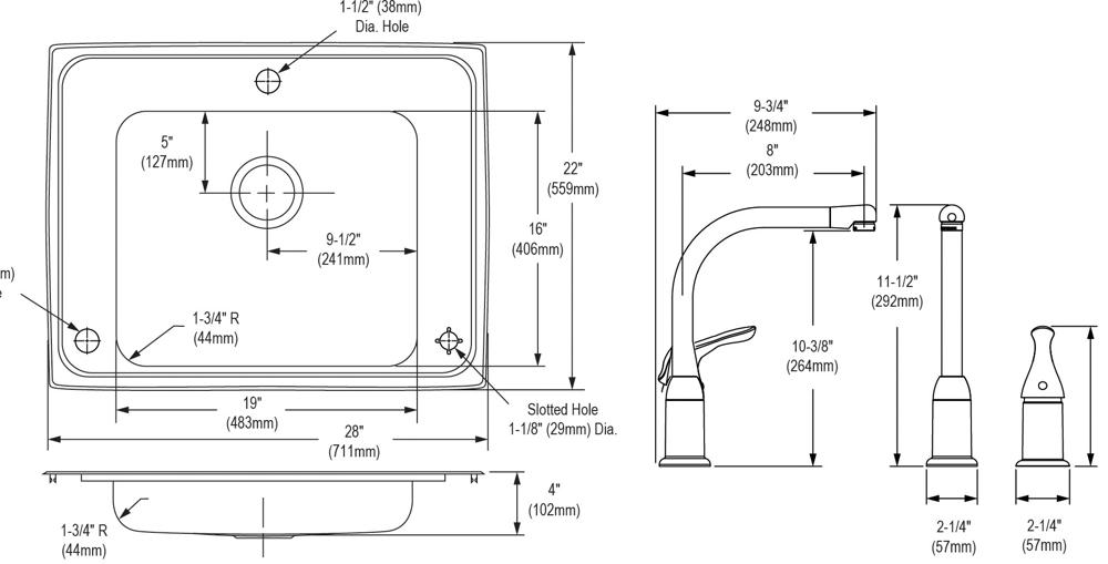 Lustertone Classic  Stainless Steel Kitchen Sink 7