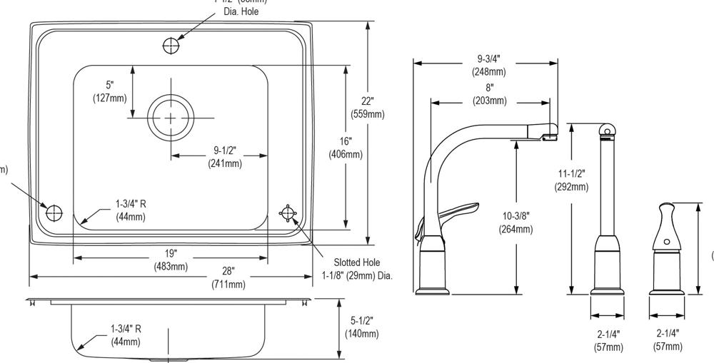 Lustertone Classic  Stainless Steel Kitchen Sink 7