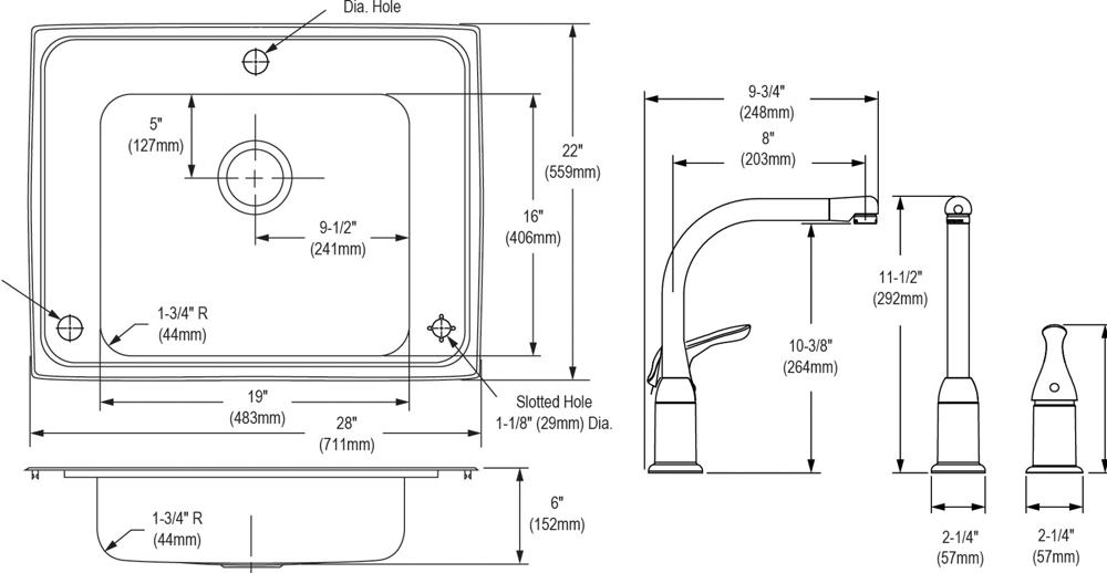 Lustertone Classic  Stainless Steel Kitchen Sink 7