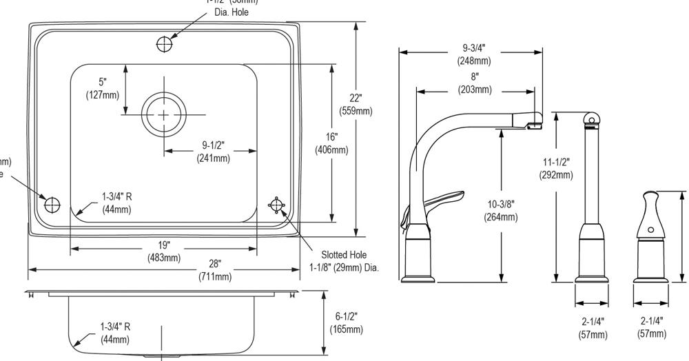 Lustertone Classic  Stainless Steel Kitchen Sink 7