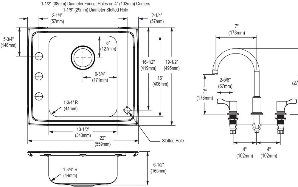 Lustertone Classic  Stainless Steel Kitchen Sink 4