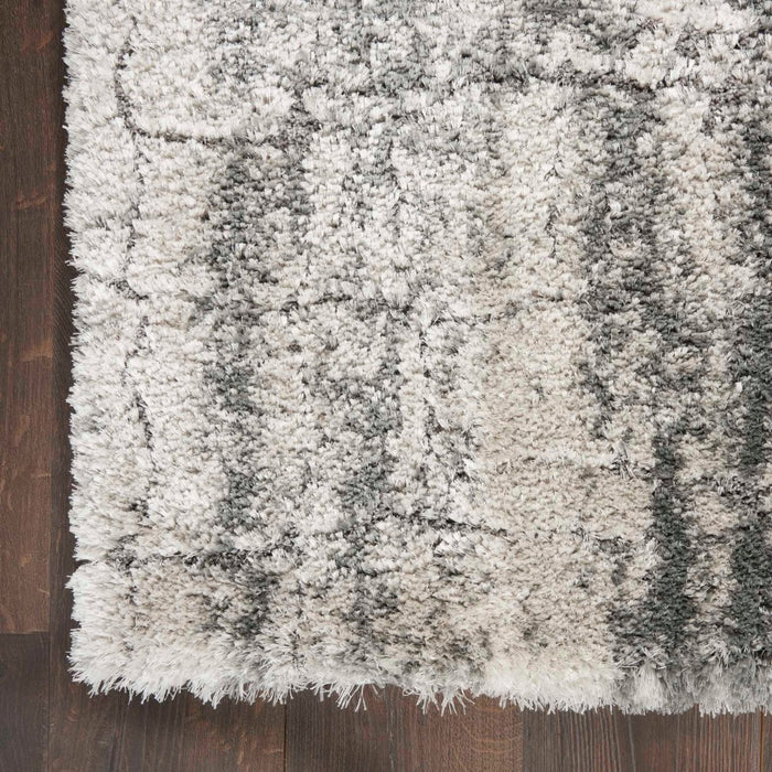 Dreamy Shag Ivory Charcoal IVCHA Polyester