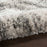 Dreamy Shag Ivory Charcoal Polyester IVCHA
