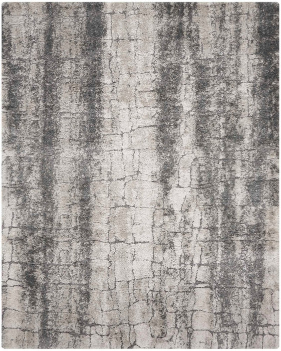 Dreamy Shag Polyester Ivory Charcoal IVCHA