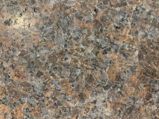 Full Tile Sample - Dakota Mahogany Granite Tile - 12" x 12" x 3/8" Satin