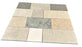 Dalle De Bourgogne Distressed Travertine French Versailles Pattern