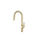 Danube Zinc Alloy Brushed Gold Kitchen Faucet Brushed Gold 1