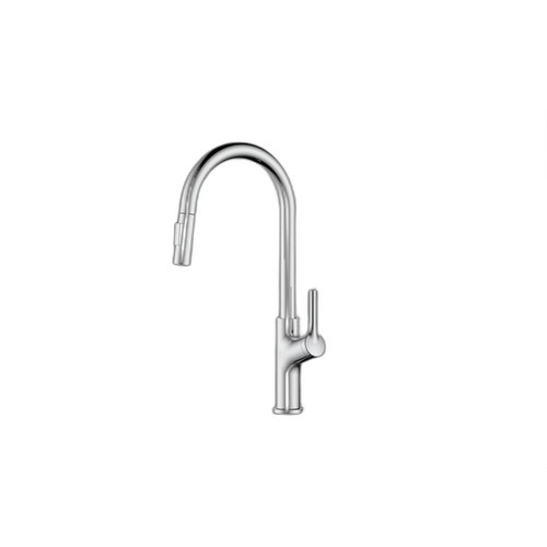Danube Zinc Alloy Chrome Kitchen Faucet Chrome 1