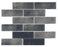 Subway Glass Urban Dark Grey FINSUBW Mosaic Glossy 1