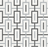 Full Sheet Sample - Soho Dawn Blend Chain Pattern Porcelain Mosaic - 11.50" x 11.50" Matte