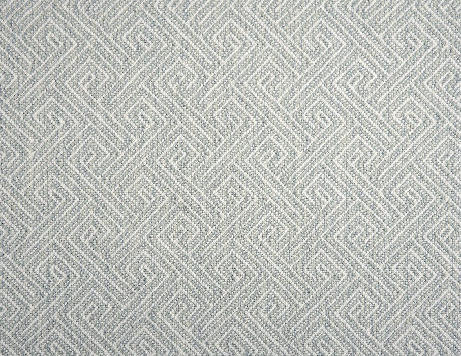 Demetrius Remix Wool Blend Sky 69694 Carpet Textured 1