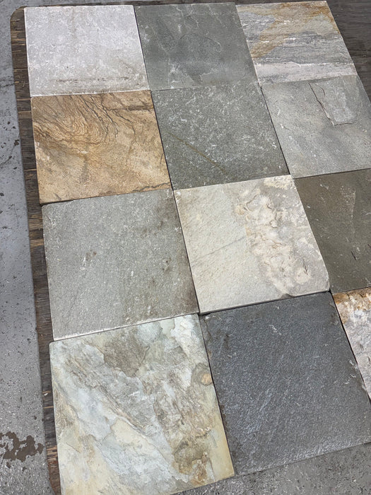 Desert Gold Slate Tile - Natural Cleft