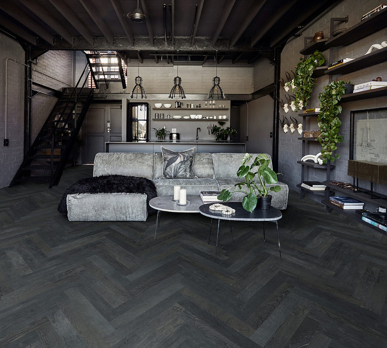 Oak Hardwood Obsidian Engineered Hardwood TrueMark Glaze Tek 2
