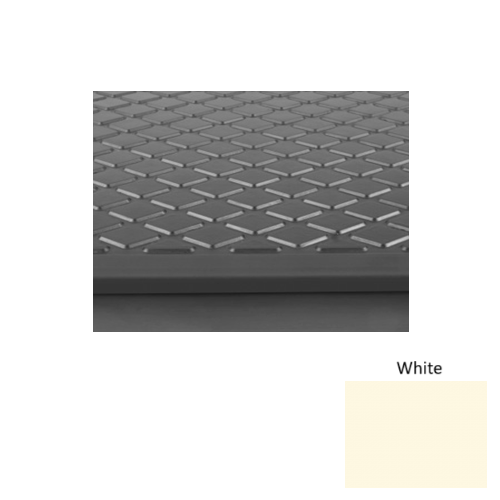 Rubber White 170 Stair Tread Textured 1