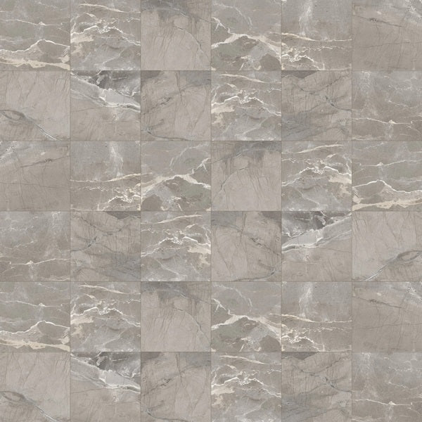 Absolute Dark Grey Porcelain Mosaic - 2" x 2"