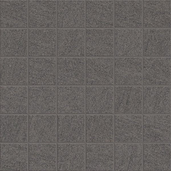 Basalt Dark Grey Porcelain Mosaic - 2" x 2"