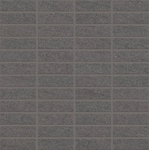 Basalt Dark Grey Porcelain Mosaic - 1" x 3"