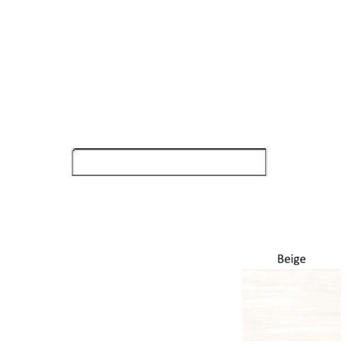 Dolomina Porcelain Beige Bullnose Glossy 1