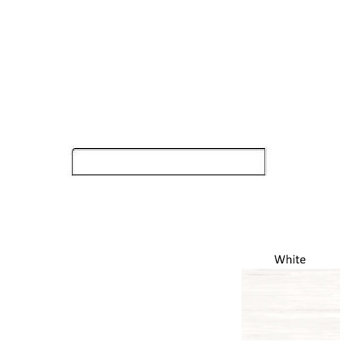 Dolomina Porcelain White Bullnose Glossy 1