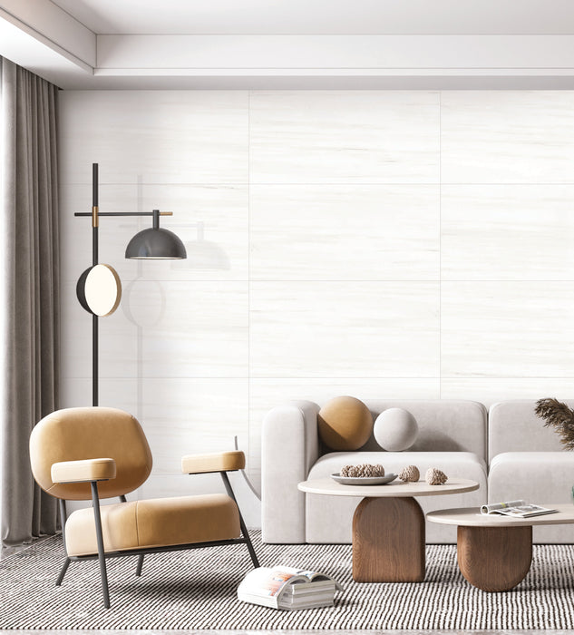 Dolomite Blanco Porcelain White Tile Polish 2