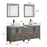 CVC Solid Wood Driftwood Gray Bathroom Cabinet Driftwood Gray