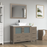 CVC Solid Wood Driftwood Gray Bathroom Cabinet Driftwood Gray