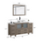 CVC Solid Wood Driftwood Gray Bathroom Cabinet Driftwood Gray