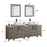 CVC Solid Wood Driftwood Gray Bathroom Cabinet Driftwood Gray 4